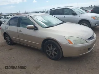 2004 Honda Accord EX z VIN 1HGCM66594A094842, wystawiony jako IAAI lot #42136220 z przebiegiem 154 418 mil mil oraz . Historia ofert i sprzedaży dostępna na DreamBid. Obrazek 1.