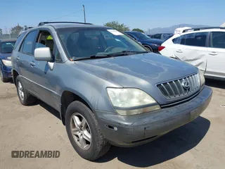 2002 Lexus RX 300 with VIN JTJGF10U020130236, listed as a IAAI auction lot 42769696 with 258,998 mi miles and . Bid and sale history available at DreamBid. Image 1.