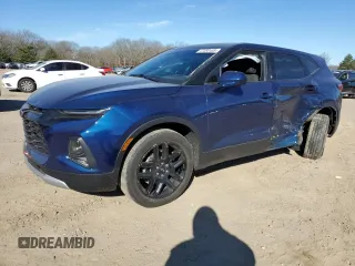 2022 Chevrolet Blazer LT z VIN 3GNKBCR49NS125080, wystawiony jako Copart lot #47093465 z przebiegiem 29 815 mil mil oraz Szkoda całkowita • Salvage title. Historia ofert i sprzedaży dostępna na DreamBid. Obrazek 1.