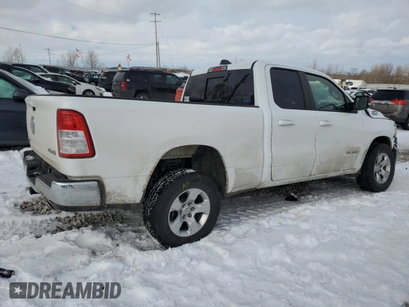 2021 Ram 1500 Big Horn with VIN 1C6SRFBT5MN786712, listed as a Copart auction lot 42678225 with 0 mi miles and Clean Title. Bid and sale history available at carsss.com. Image 3.