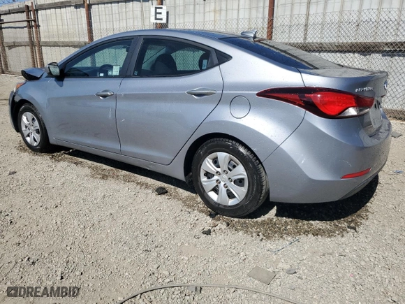 2016 Hyundai Elantra SE with VIN 5NPDH4AE9GH783733, listed as a Copart auction lot 53752435 with 93,010 mi miles and Salvage Title. Bid and sale history available at carsss.com. Image 2.