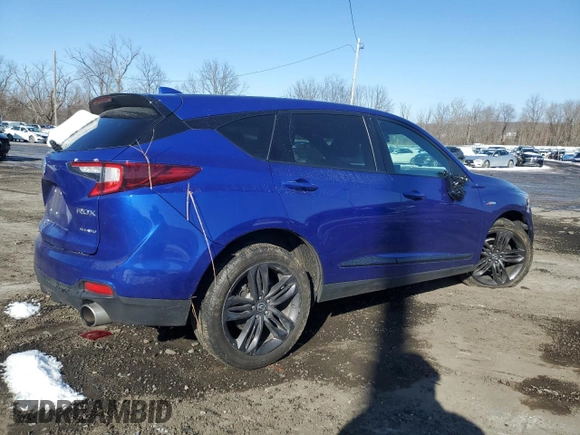 2019 Acura RDX w/A-Spec Pkg with VIN 5J8TC2H66KL014562, listed as a Copart auction lot 89372745 with 32,149 mi miles and Salvage title. Bid and sale history available at DreamBid. Image 3.