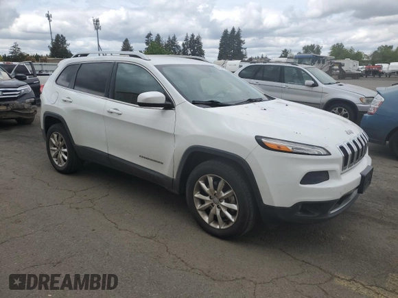 2015 Jeep Cherokee Limited with VIN 1C4PJMDS3FW556453, listed as a Copart auction lot 54539175 with 105,156 mi miles and Clean Title. Bid and sale history available at carsss.com. Image 4.