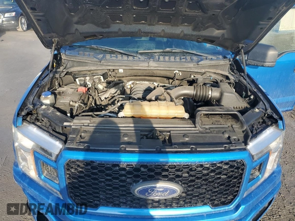 2020 Ford F-150 XL with VIN 1FTFX1E50LKE76922, listed as a Copart auction lot 46567395 with 42,101 mi miles and Salvage Title. Bid and sale history available at carsss.com. Image 11.