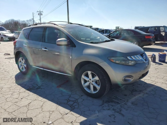2010 Nissan Murano S with VIN JN8AZ1MU1AW011797, listed as a Copart auction lot 48214155 with 128,430 mi miles and Clean Title. Bid and sale history available at carsss.com. Image 4.