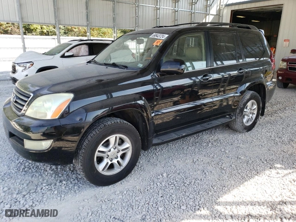 2007 Lexus GX 470 with VIN JTJBT20X170134631, listed as a Copart auction lot 69843724 with 285,469 mi miles and Salvage Title. Bid and sale history available at carsss.com. Image 1.