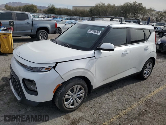 2022 Kia Soul LX with VIN KNDJ23AU2N7834660, listed as a Copart auction lot 42540655 with 13,057 mi miles and Salvage Title. Bid and sale history available at carsss.com. Image 1.