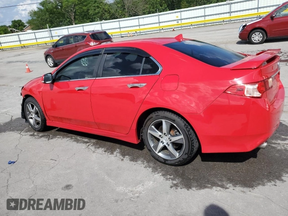 2012 Acura TSX Special Edition with VIN JH4CU2F86CC016201, listed as a Copart auction lot 60965275 with 222,142 mi miles and Salvage title. Bid and sale history available at DreamBid. Image 2.