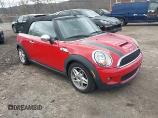 2010 MINI Convertible S with VIN WMWMS3C58ATY09229, listed as a IAAI auction lot 42055305 with 142,396 mi miles and . Bid and sale history available at DreamBid. Image 1.