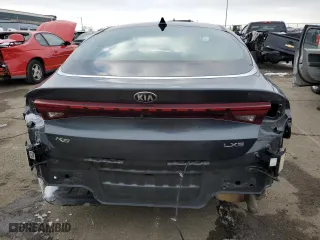 2021 Kia K5 LXS with VIN 5XXG14J2XMG044997, listed as a Copart auction lot 43596035 with 93,381 mi miles and Salvage Title. Bid and sale history available at carsss.com. Image 6.