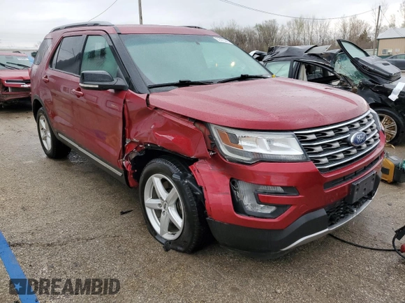 2017 Ford Explorer XLT z VIN 1FM5K8D8XHGB51165, wystawiony jako Copart lot #51475445 z przebiegiem 85 422 mil mil oraz Szkoda całkowita • Salvage title. Historia ofert i sprzedaży dostępna na DreamBid. Obrazek 4.