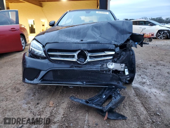 2021 Mercedes-Benz C 300 with VIN W1KWF8EB7MR642434, listed as a Copart auction lot 80704604 with 67,064 mi miles and Salvage Title. Bid and sale history available at carsss.com. Image 5.