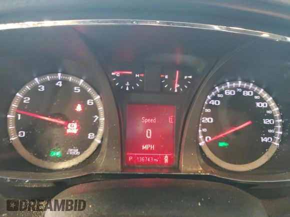 2012 GMC Terrain SLT-2 with VIN 2GKFLWE58C6341591, listed as a Copart auction lot 56633855 with 136,743 mi miles and Salvage title. Bid and sale history available at DreamBid. Image 9.