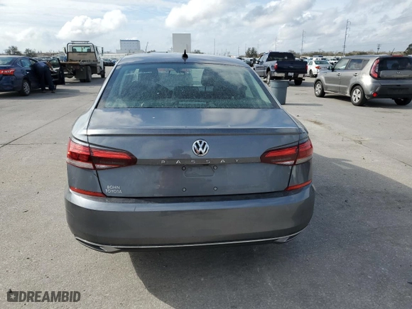 2020 Volkswagen Passat 2.0T SE with VIN 1VWSA7A33LC014062, listed as a Copart auction lot 36801033 with 77,435 mi miles. Bid and sale history available at carsss.com. Image 6.
