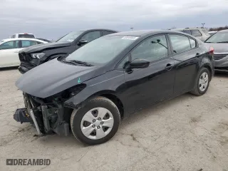 2018 Kia Forte LX with VIN 3KPFK4A72JE229814, listed as a Copart auction lot 48040055 with 52,874 mi miles and Salvage Title. Bid and sale history available at carsss.com. Image 1.