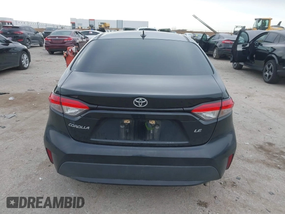 2020 Toyota Corolla LE with VIN 5YFEPRAE0LP021439, listed as a IAAI auction lot 41278038 with 138,614 mi miles. Bid and sale history available at carsss.com. Image 16.