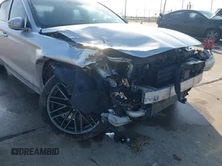 2019 Genesis G70 2.0T Advanced with VIN KMTG34LA5KU023157, listed as a IAAI auction lot 41490171 with 83,971 mi miles. Bid and sale history available at carsss.com. Image 6.