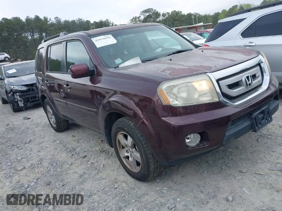 2011 Honda Pilot EX-L with VIN 5FNYF3H61BB050776, listed as a IAAI auction lot 41934621 with 172,424 mi miles and . Bid and sale history available at DreamBid. Image 1.