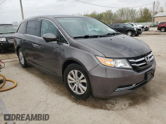 2016 Honda Odyssey SE with VIN 5FNRL5H33GB155907, listed as a Copart auction lot 53919625 with 119,198 mi miles and Salvage Title. Bid and sale history available at DreamBid. Image 4.