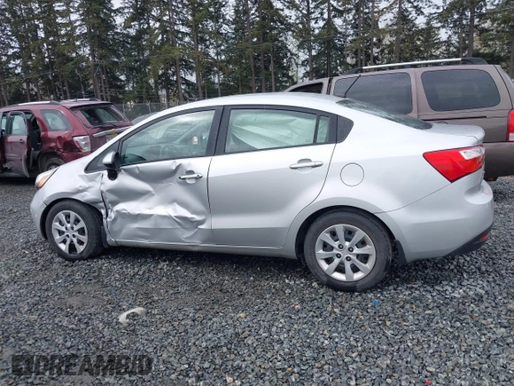 2014 Kia Rio LX with VIN KNADM4A31E6327403, listed as a IAAI auction lot 41915952 with 127,167 mi miles. Bid and sale history available at carsss.com. Image 14.