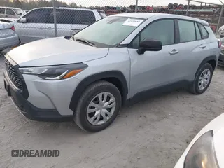 2022 Toyota Corolla Cross L with VIN 7MUAAABG4NV002202, listed as a IAAI auction lot 41890682 with 35,845 mi miles and . Bid and sale history available at DreamBid. Image 2.