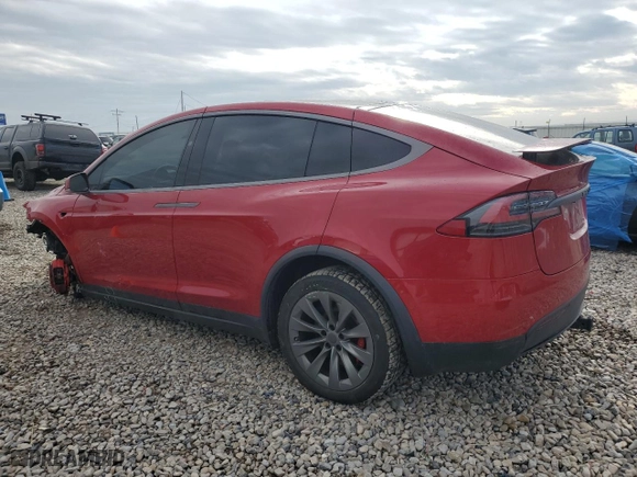 2019 Tesla Model X P100D with VIN 5YJXCBE44KF151456, listed as a Copart auction lot 89149355 with NaN miles and Salvage Title. Bid and sale history available at carsss.com. Image 2.