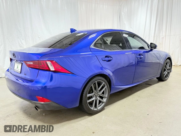2016 Lexus IS 200t with VIN JTHBA1D26G5002502, listed as a Copart auction lot 55499485 with 103,558 mi miles and Clean Title. Bid and sale history available at DreamBid. Image 4.