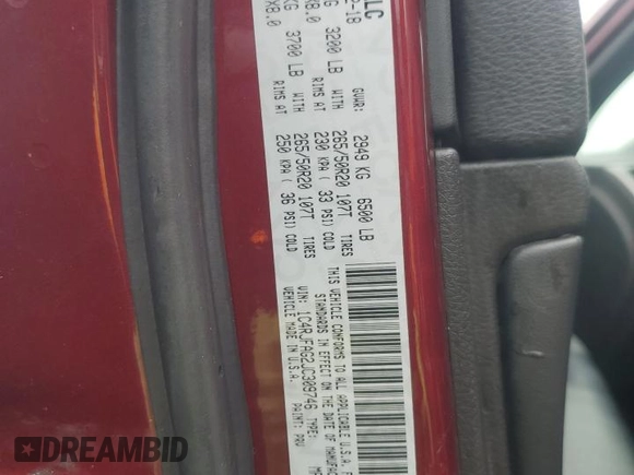 2018 Jeep Grand Cherokee Laredo с VIN 1C4RJFAG2JC309746, выставлен на аукционе Copart как лот 84270004 с пробегом 162 703 миль миль и Списание • Salvage title. История ставок и продаж доступна на DreamBid. Изображение 13.