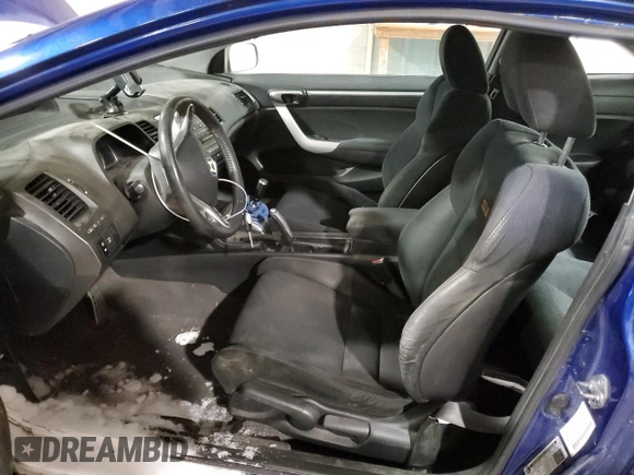 2008 Honda Civic Cpe Si with VIN 2HGFG21568H703347, listed as a Copart auction lot 45295775 with 155,813 mi miles and Salvage Title. Bid and sale history available at carsss.com. Image 7.