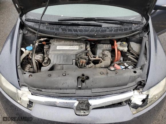2008 Honda Civic Hybrid with VIN JHMFA36208S013492, listed as a Copart auction lot 51954115 with 176,509 mi miles and Salvage Title. Bid and sale history available at carsss.com. Image 11.