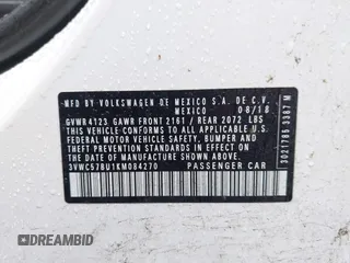 2019 Volkswagen Jetta S with VIN 3VWC57BU1KM084270, listed as a IAAI auction lot 42351806 with 72,370 mi miles and . Bid and sale history available at DreamBid. Image 9.