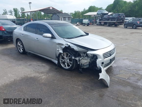 2014 Nissan Maxima S with VIN 1N4AA5AP3EC498006, listed as a IAAI auction lot 42114320 with 162,451 mi miles and . Bid and sale history available at DreamBid. Image 1.