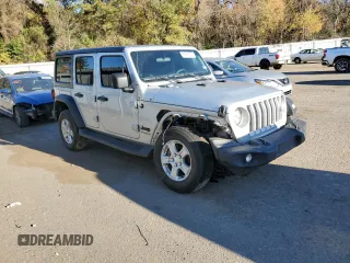 2022 Jeep Wrangler Unlimited Sport S with VIN 1C4HJXDG5NW239967, listed as a Copart auction lot 82288754 with 65,568 mi miles and Salvage Title. Bid and sale history available at carsss.com. Image 4.