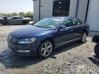 2014 Volkswagen Passat TDI SEL Premium with VIN 1VWCN7A31EC075812, listed as a Copart auction lot 50537145 with 204,581 mi miles and Clean Title. Bid and sale history available at carsss.com. Image 1.