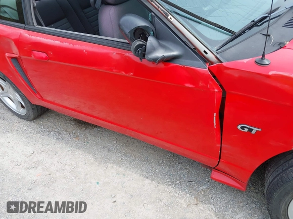 2000 Ford Mustang GT with VIN 1FAFP42X1YF144047, listed as a IAAI auction lot 42253899 with 130,302 mi miles and . Bid and sale history available at DreamBid. Image 19.