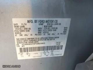 2015 Ford Explorer Sport with VIN 1FM5K8GT5FGB21603, listed as a IAAI auction lot 41816695 with 138,172 mi miles. Bid and sale history available at carsss.com. Image 9.