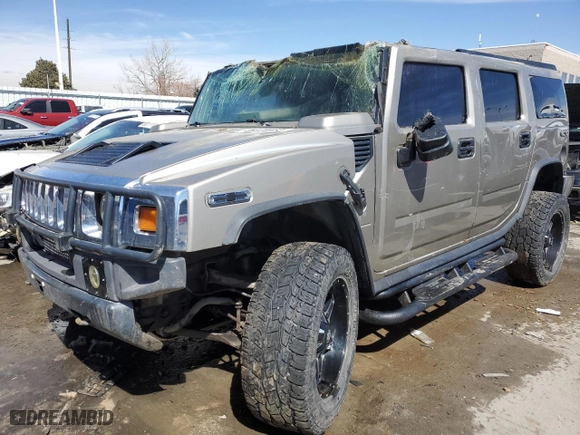 2003 Hummer H2 with VIN 5GRGN23U63H100196, listed as a Copart auction lot 46028463 with 83,789 mi miles and Non Repairable. Bid and sale history available at carsss.com. Image 1.