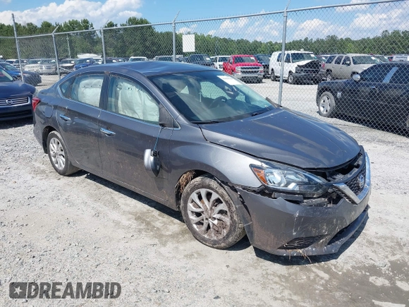 2019 Nissan Sentra SV with VIN 3N1AB7AP7KY255646, listed as a IAAI auction lot 39419789 with 118,216 mi miles and . Bid and sale history available at DreamBid. Image 1.