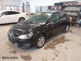 2017 Volkswagen Golf S with VIN 3VW217AU5HM070082, listed as a IAAI auction lot 41612270 with 181,643 mi miles. Bid and sale history available at carsss.com. Image 2.