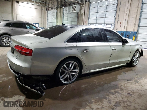 2017 Audi A8 Sport with VIN WAU43AFD5HN017798, listed as a Copart auction lot 41431545 with 128,975 mi miles and Clean title. Bid and sale history available at DreamBid. Image 3.