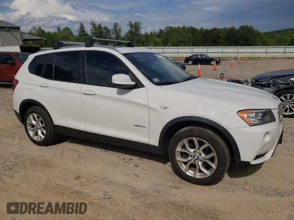 2014 BMW X3 xDrive35i with VIN 5UXWX7C51E0E81567, listed as a Copart auction lot 55821815 with 68,881 mi miles and Clean Title. Bid and sale history available at DreamBid. Image 4.