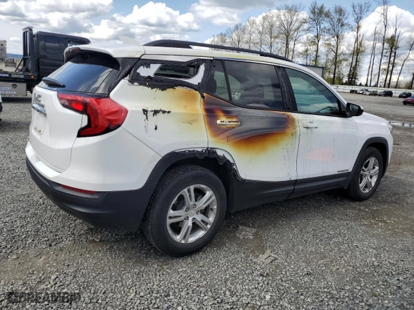 2020 GMC Terrain SLE with VIN 3GKALMEV1LL263634, listed as a Copart auction lot 52455835 with 36,991 mi miles and Salvage Title. Bid and sale history available at carsss.com. Image 3.