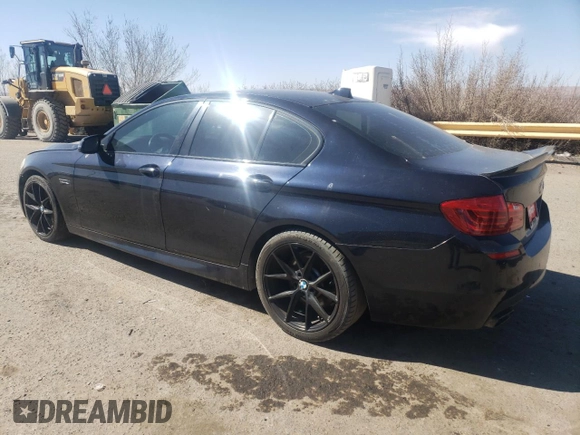 2015 BMW 5 Series 550i with VIN WBAKN9C50FD961489, listed as a Copart auction lot 46683795 with 90,235 mi miles and Salvage title. Bid and sale history available at DreamBid. Image 2.