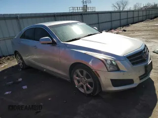 2014 Cadillac ATS Luxury AWD with VIN 1G6AH5RX9E0142089, listed as a Copart auction lot 46710025 with 152,007 mi miles and Salvage title. Bid and sale history available at DreamBid. Image 4.
