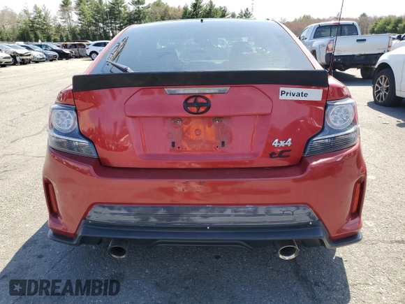 2016 Scion tC with VIN JTKJF5C7XGJ026613, listed as a Copart auction lot 54233645 with 171,573 mi miles and Salvage Title. Bid and sale history available at carsss.com. Image 6.
