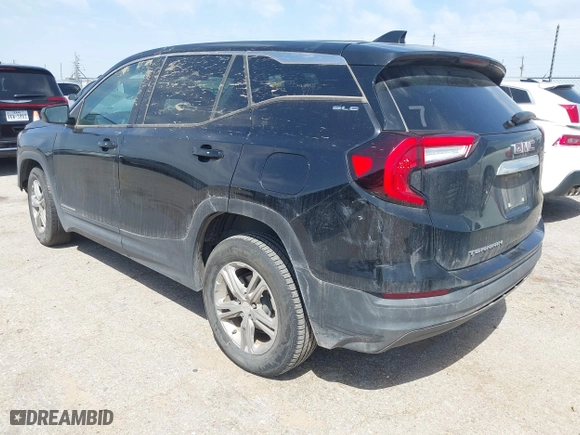 2022 GMC Terrain SLE with VIN 3GKALTEV5NL173612, listed as a IAAI auction lot 41856301 with 182,594 mi miles. Bid and sale history available at carsss.com. Image 3.