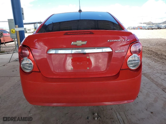2016 Chevrolet Sonic LTZ with VIN 1G1JE5SB1G4137834, listed as a Copart auction lot 45125855 with 102,741 mi miles and Salvage Title. Bid and sale history available at carsss.com. Image 6.