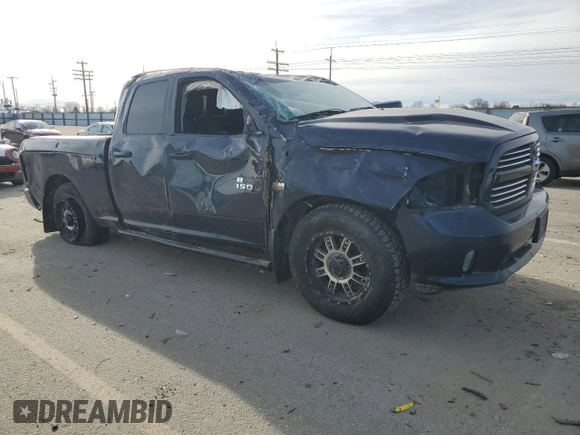 2014 Ram 1500 Sport with VIN 1C6RR7HT0ES252385, listed as a Copart auction lot 88804585 with 152,260 mi miles and Salvage title. Bid and sale history available at DreamBid. Image 4.