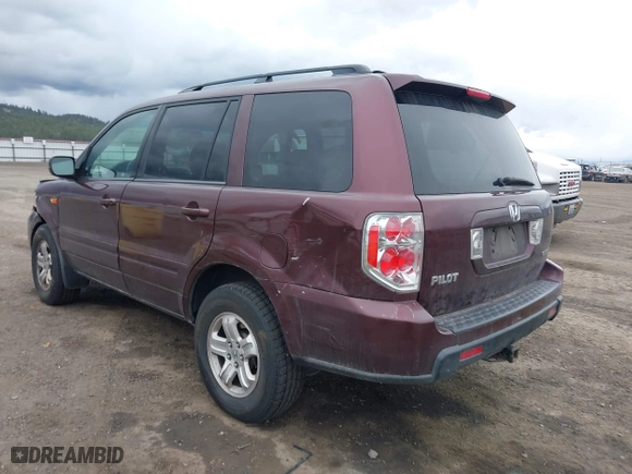 2008 Honda Pilot VP with VIN 5FNYF18268B003608, listed as a IAAI auction lot 41868869 with 184,324 mi miles. Bid and sale history available at carsss.com. Image 3.
