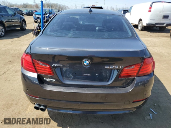 2013 BMW 5 Series 528i xDrive with VIN WBAXH5C55DDW16459, listed as a Copart auction lot 54198765 with 112,480 mi miles and Clean Title. Bid and sale history available at carsss.com. Image 6.